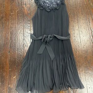 Elegant Black Kids Dress with Sequin Detail